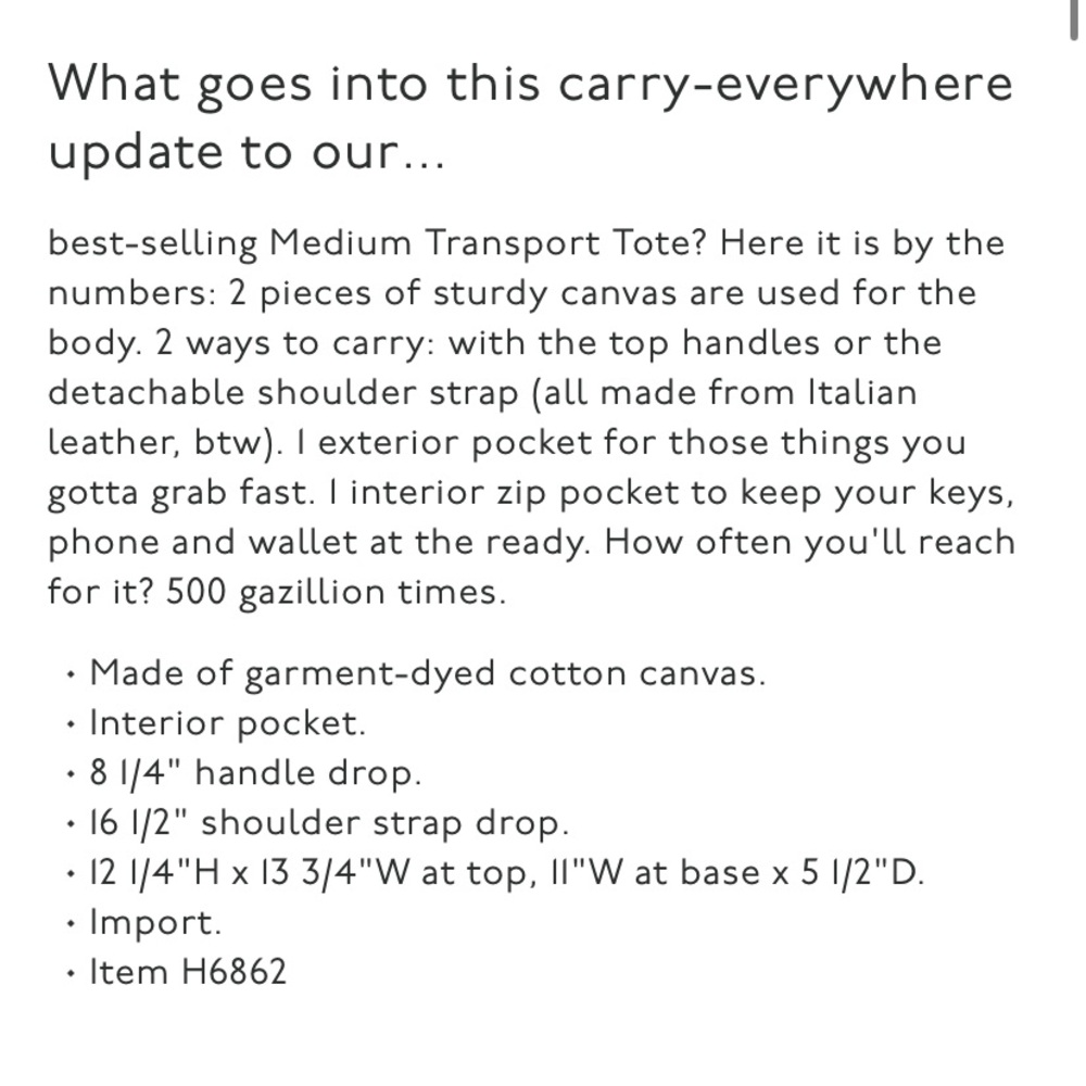 Madewell the canvas medium transport tote - Picture 3 of 5